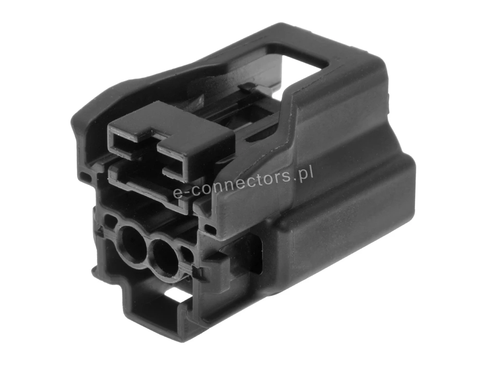 Wtyczka 2 pin czarna (zamiennik) CZ070