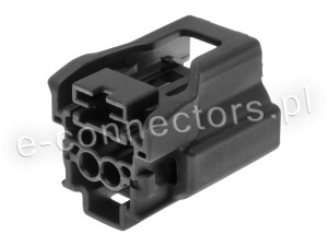 Wtyczka 2 pin czarna (zamiennik) CZ070