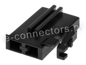 Wtyczka 2 pin czarna (zamiennik) CZ072