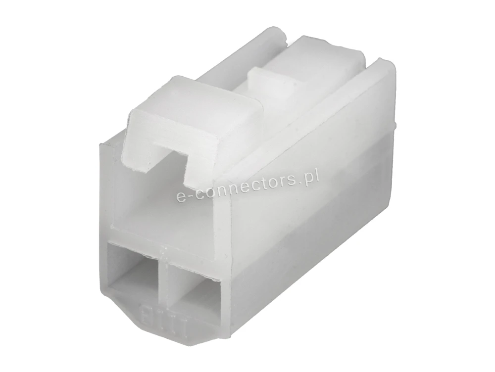 Wtyczka 2 pin biała (zamiennik) B036