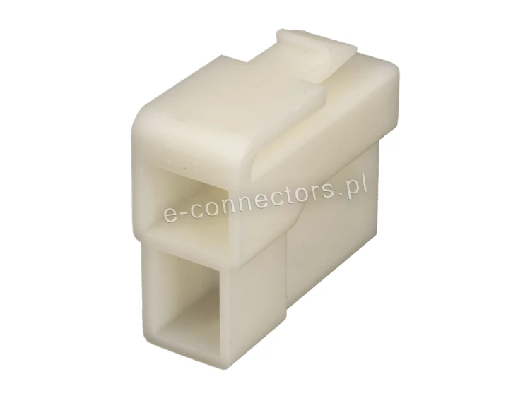 Wtyczka 2 pin biała