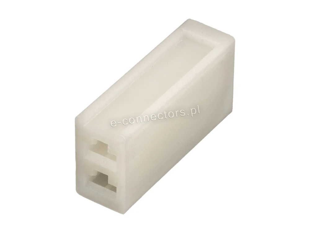 Wtyczka 2 pin biała (zamiennik) B046