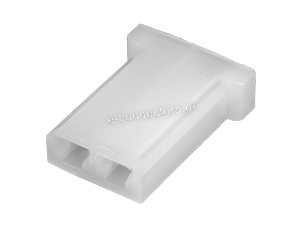 Wtyczka 2 pin biała (zamiennik) B050