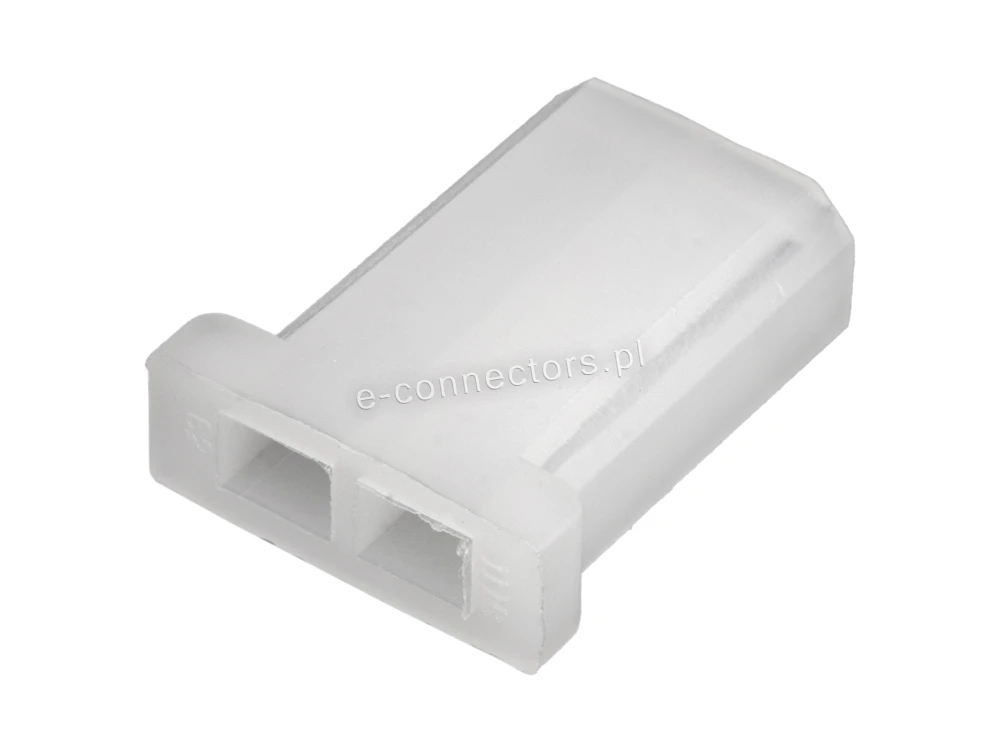 Wtyczka 2 pin biała (zamiennik) B050
