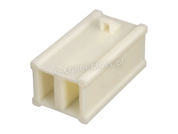 Wtyczka 2 pin biała