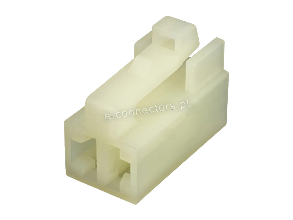 Wtyczka 2 pin biała (zamiennik) B052