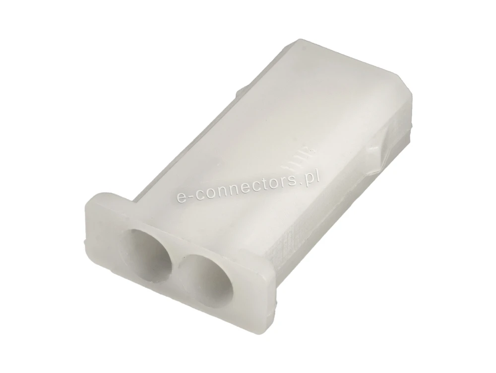 Wtyczka 2 pin biała (zamiennik) B056