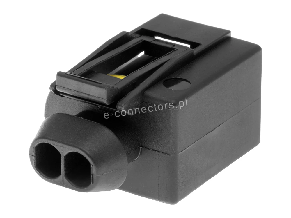Wtyczka 2 pin czarna (zamiennik) CZ073