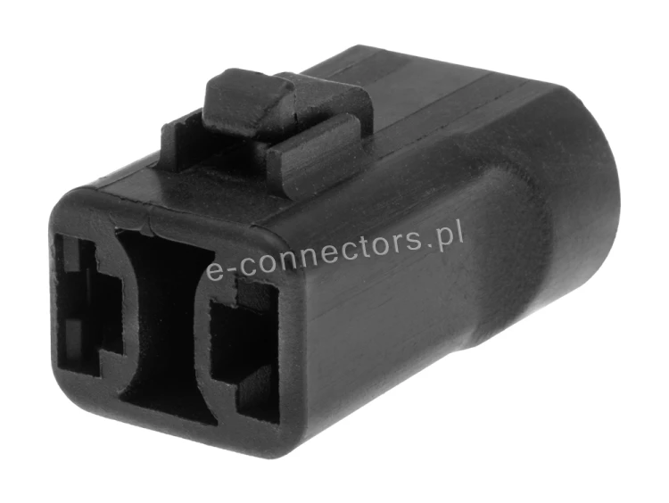 Wtyczka 2 pin czarna