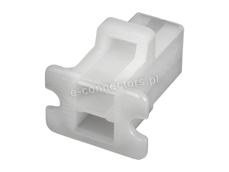 Wtyczka 2 pin biała