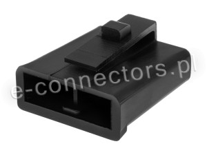 Wtyczka 2 pin czarna (zamiennik) CZ078