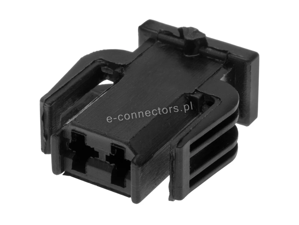 Wtyczka 2 pin czarna (zamiennik) CZ082