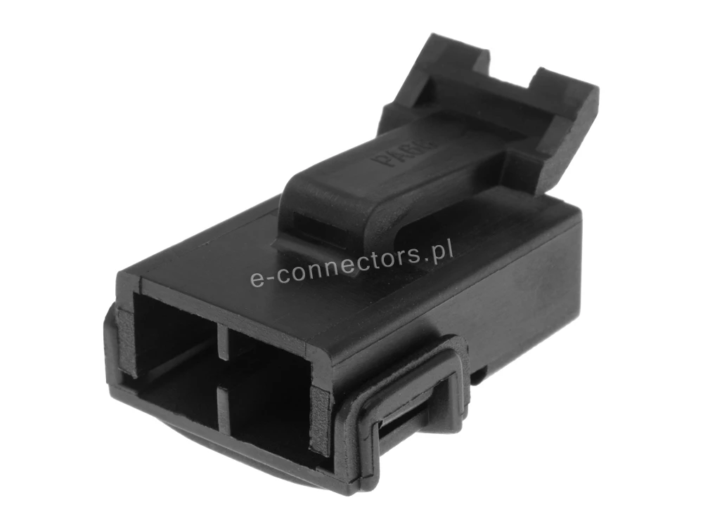 Wtyczka 2 pin czarna (zamiennik) CZ083