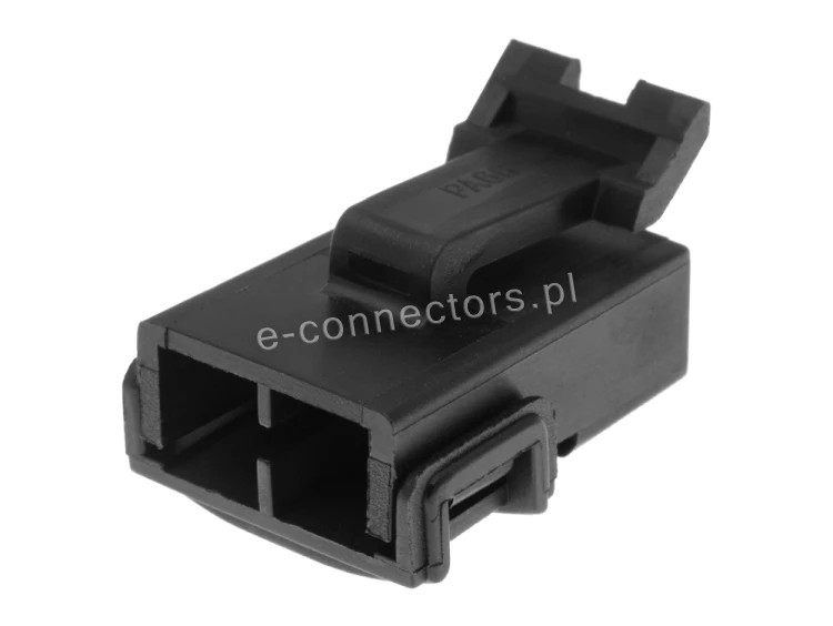 Wtyczka 2 pin czarna