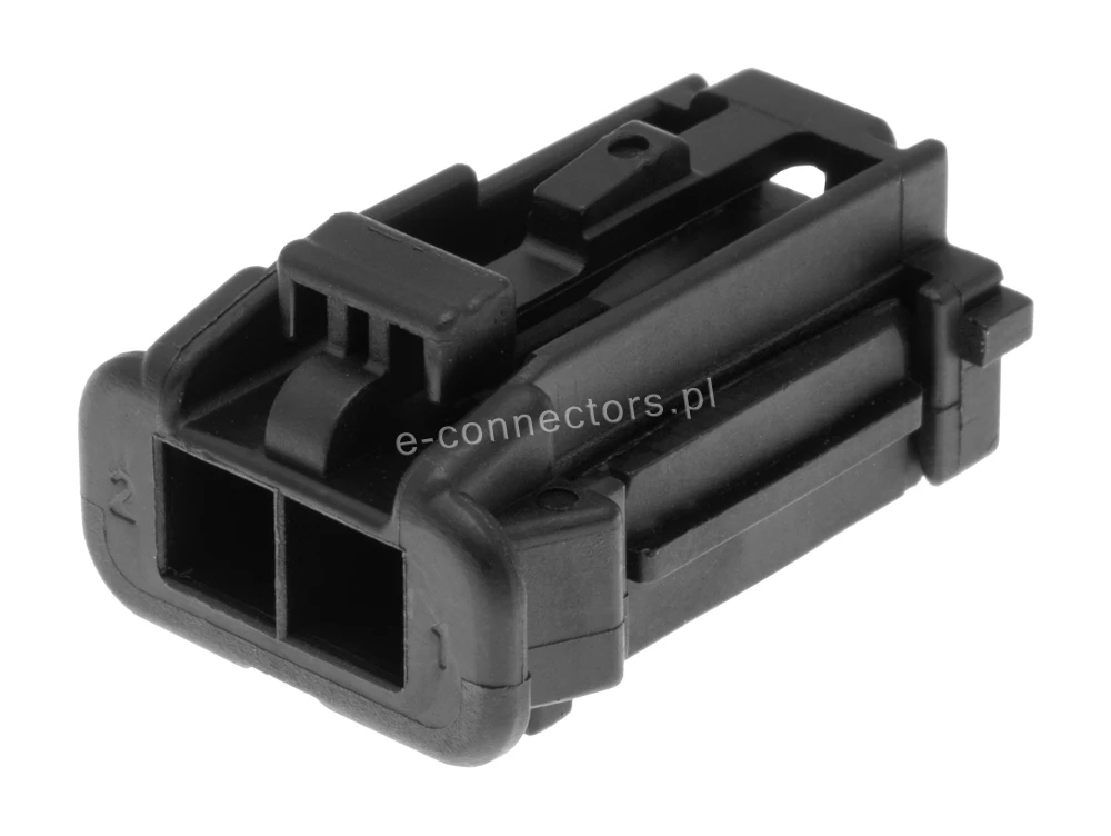 Wtyczka 2 pin czarna (zamiennik) CZ084