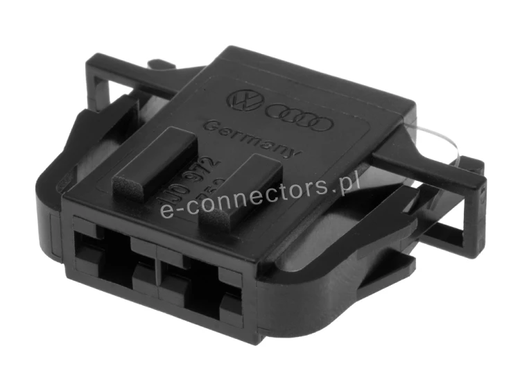 Wtyczka 2 pin czarna