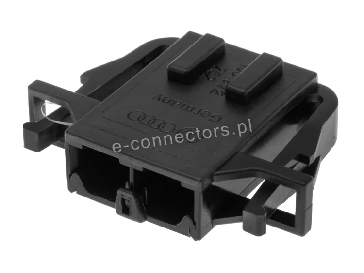 Wtyczka 2 pin czarna