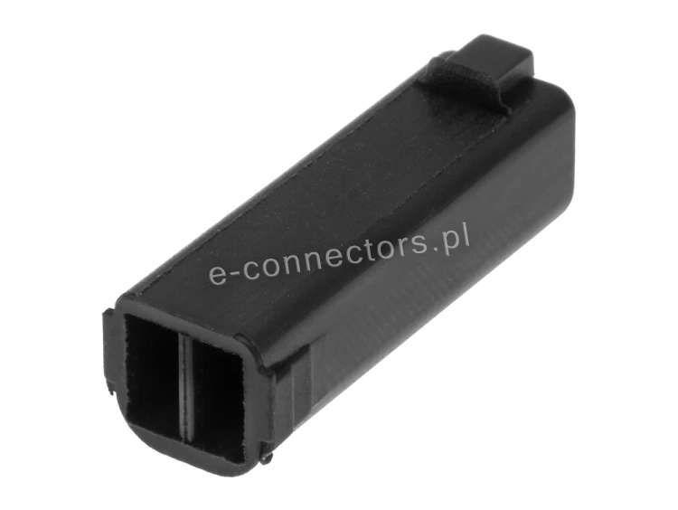 Wtyczka 2 pin czarna