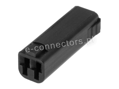 Wtyczka 2 pin czarna