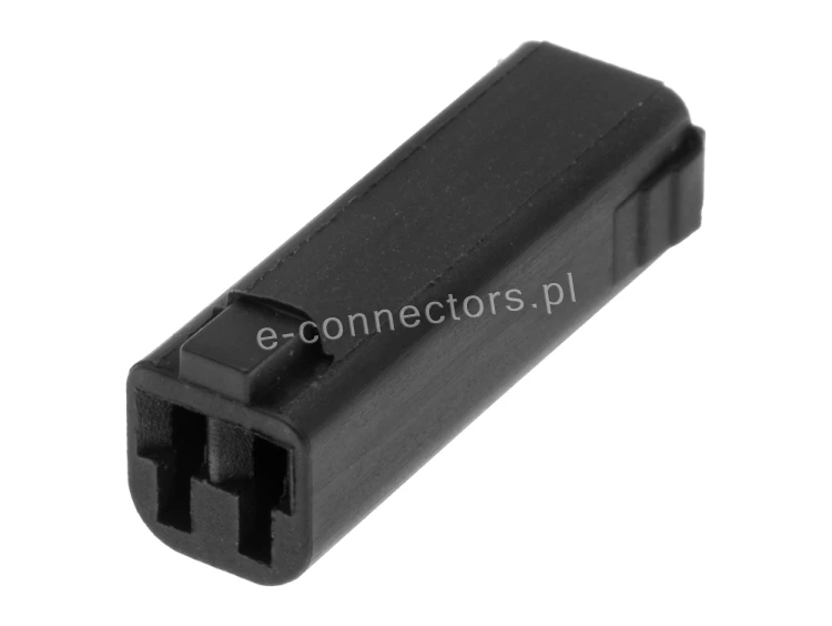 Wtyczka 2 pin czarna