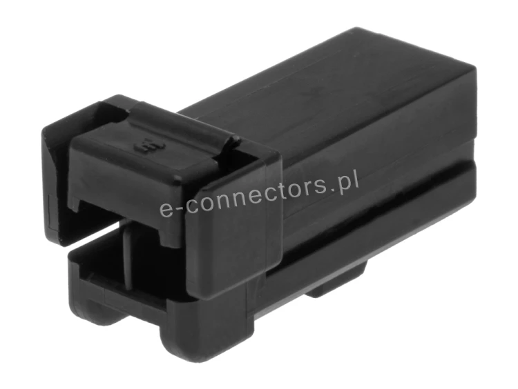 Wtyczka 2 pin czarna