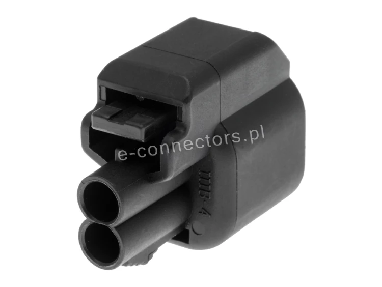 Wtyczka 2 pin czarna