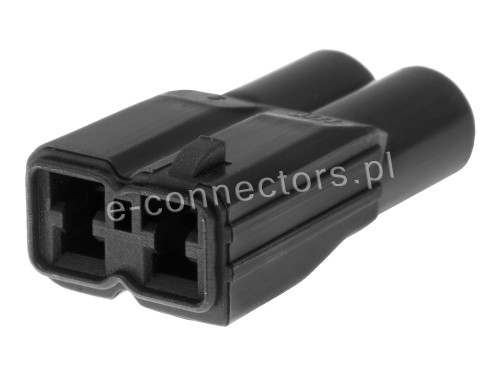 Wtyczka 2 pin czarna