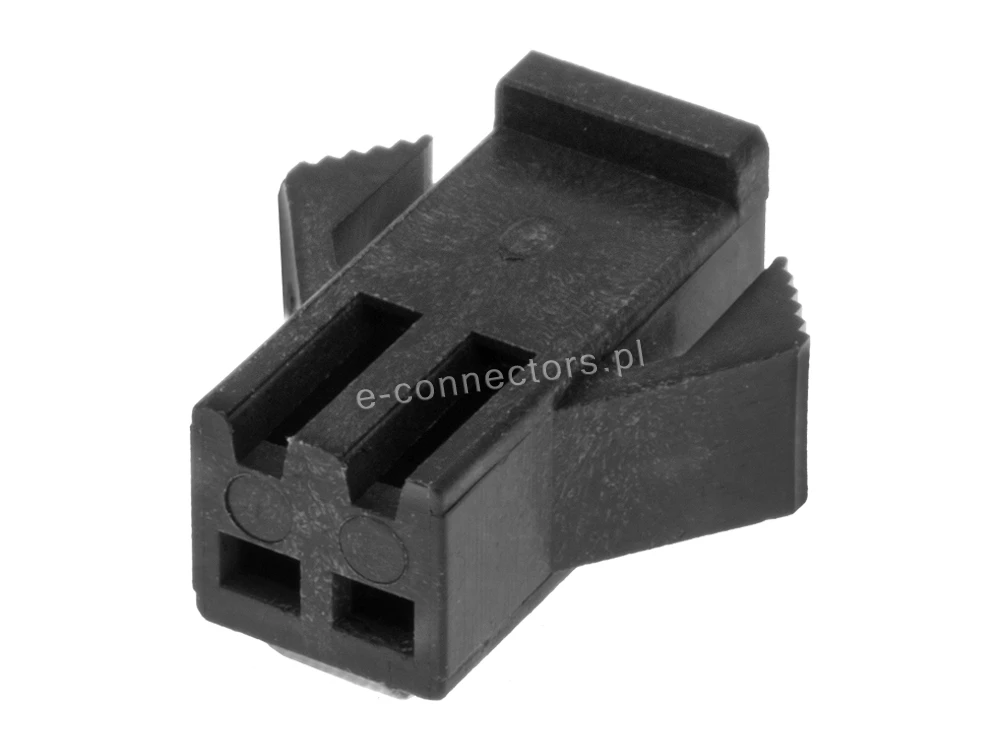 Wtyczka 2 pin czarna (zamiennik) CZ096
