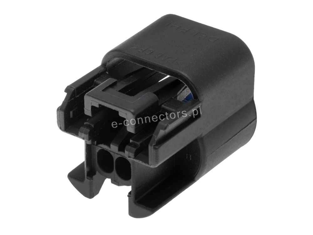 Wtyczka 2 pin czarna (zamiennik) CZ098