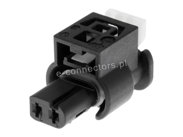 Wtyczka 2 pin czarna