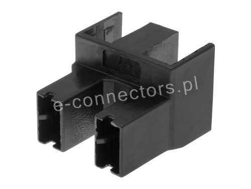 Wtyczka 2 pin czarna