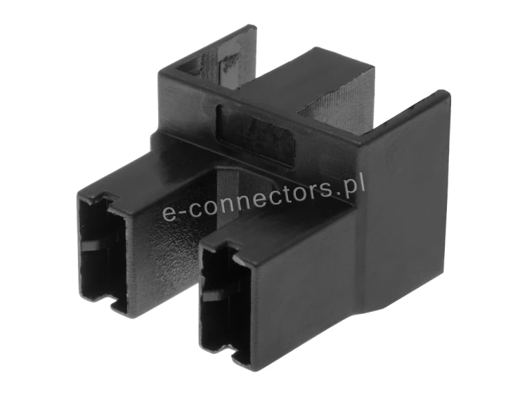 Wtyczka 2 pin czarna