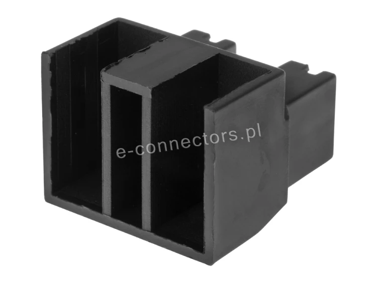 Wtyczka 2 pin czarna