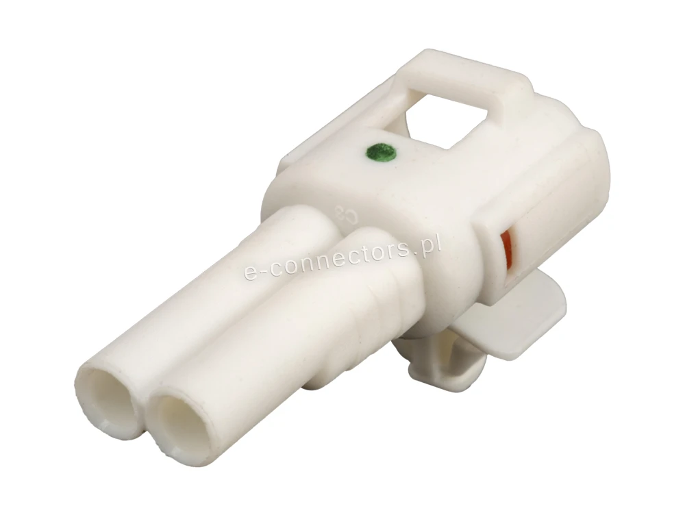 Gniazdo 2 pin białe (zamiennik) B037