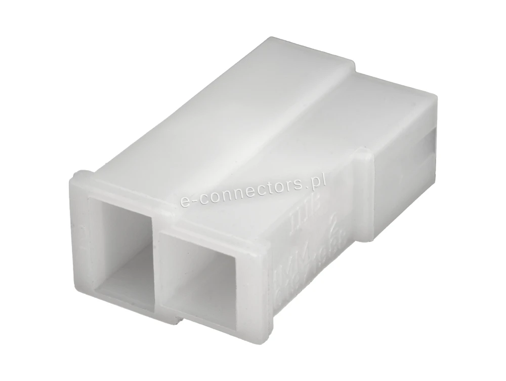 Gniazdo 2 pin białe (zamiennik) B074