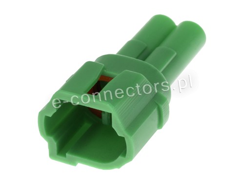 Gniazdo 2 pin zielone