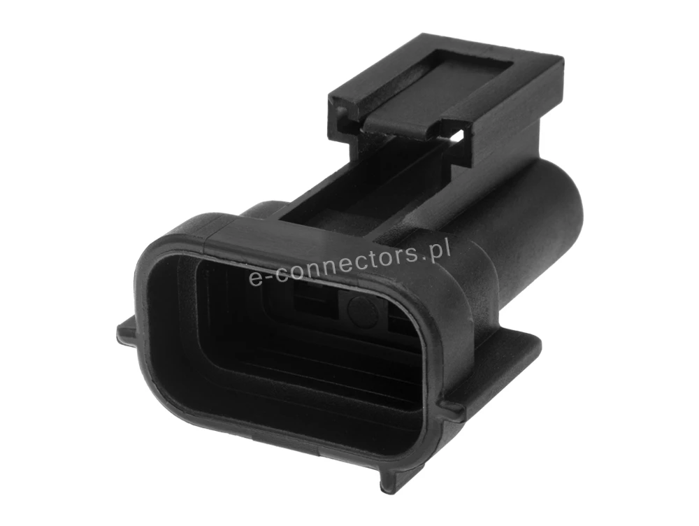 Gniazdo 2 pin czarne (zamiennik) CZ0204