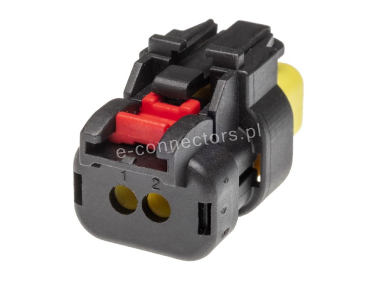 Wtyczka 2-pin czarno żółta czerwona 776427-3 776522-3