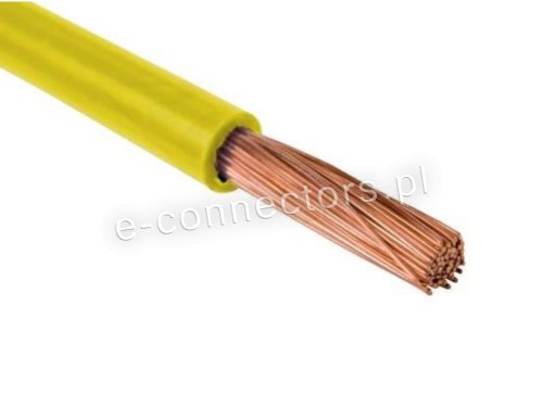 Przewód H07V-K 1,5mm2 ŻÓŁTY