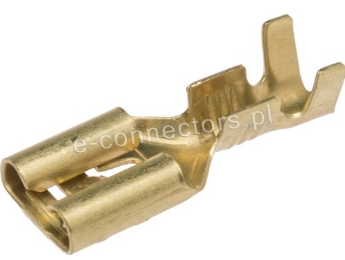 Konektory żeńskie J6,3 z zaczepem