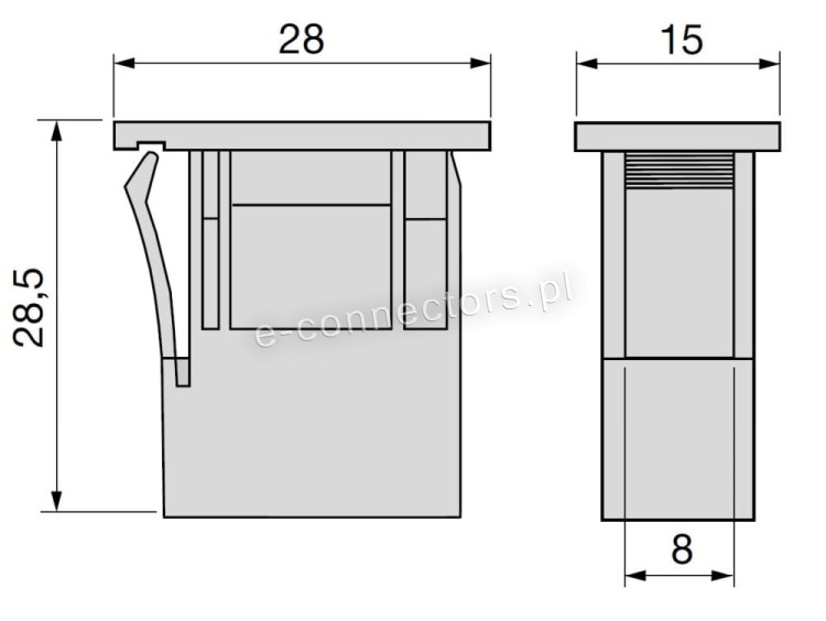 Gniazdo bezpiecznika