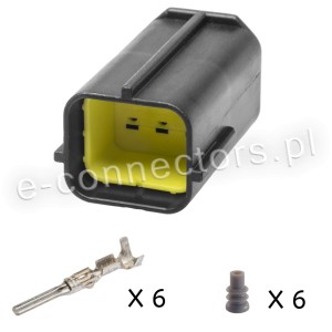 Gniazdo econoseal 6-pin 