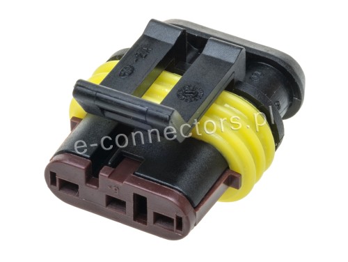 Wtyczka hermetyczna 3-pinowa Superseal 1,5