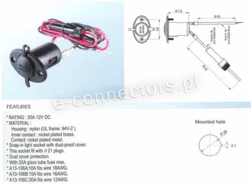 Gniazdo zapalniczki  A13-106A.jpg