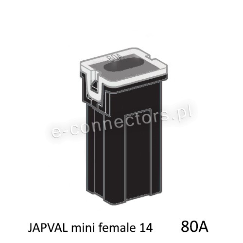 Bezpiecznik JAPVAL mini female 14 80A