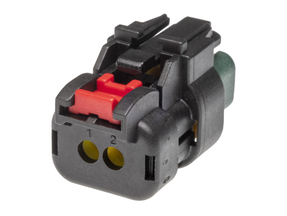 Wtyczka TE/AMP 2-pin 776427-4 ciemno zielony