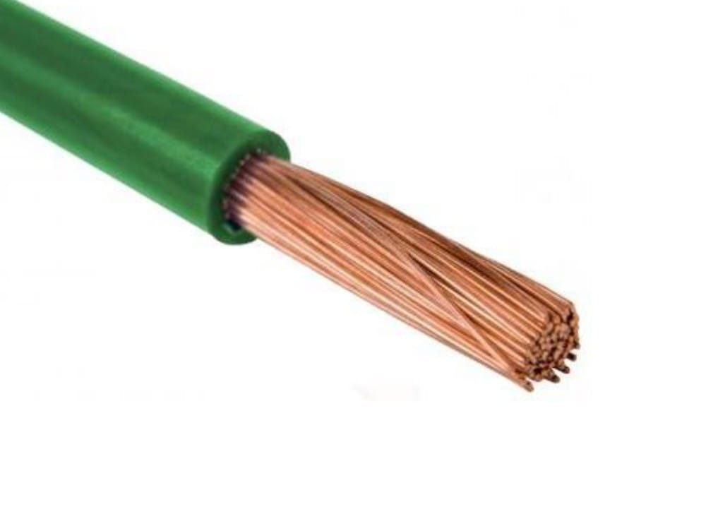 Przewód H05V-K 1,0mm2 ZIELONY