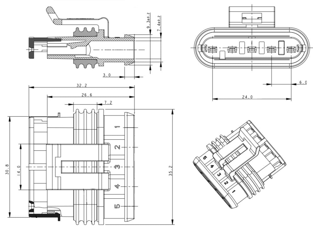 SS1,5/W5/282089-1/3050132 wymiary