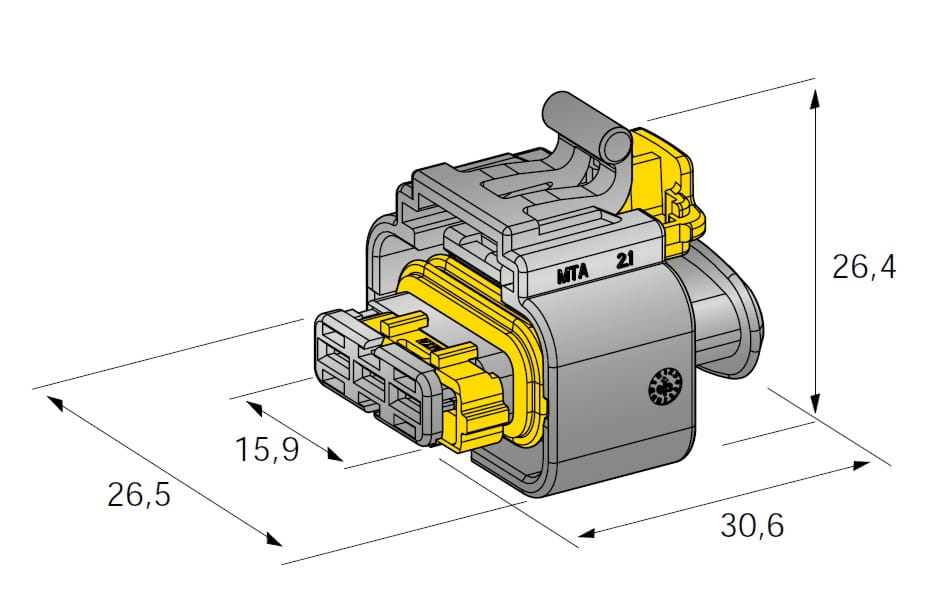 Wymiary wtyczki 4510810